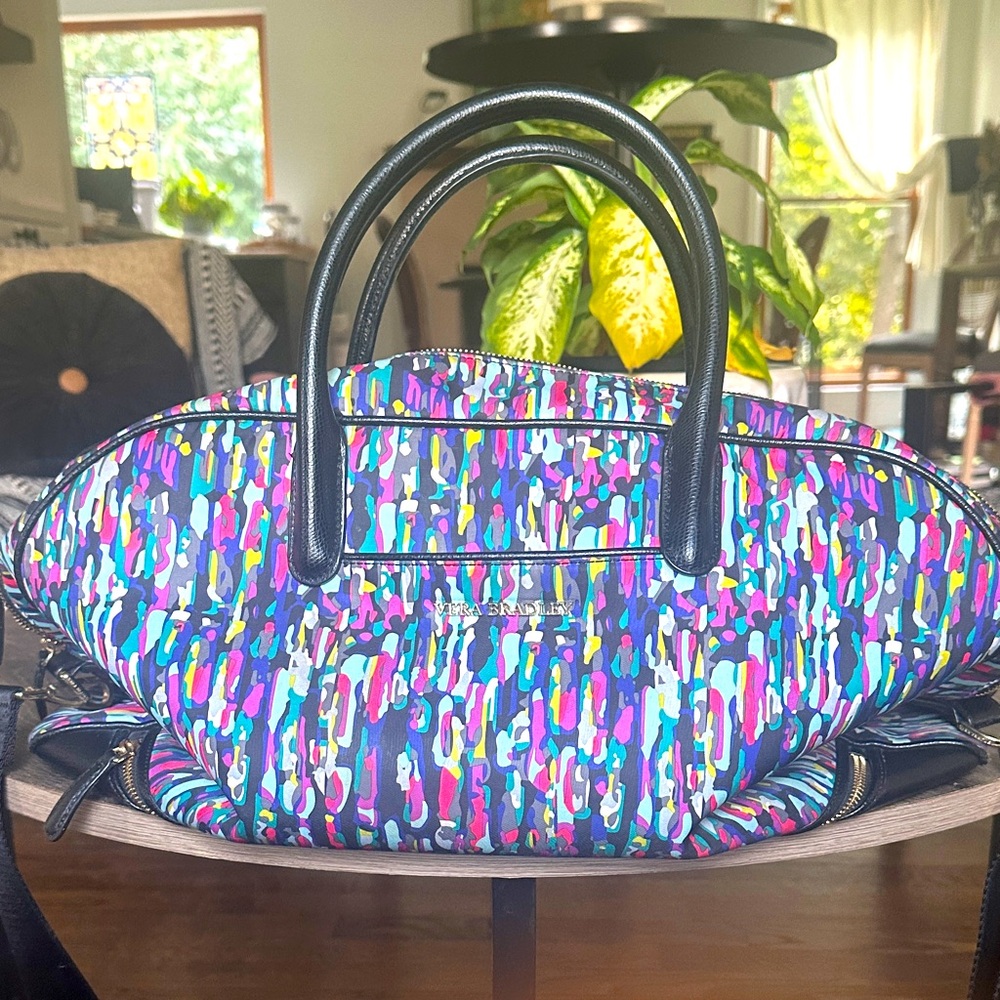 Colorful Vera Bradley Weekender Bag